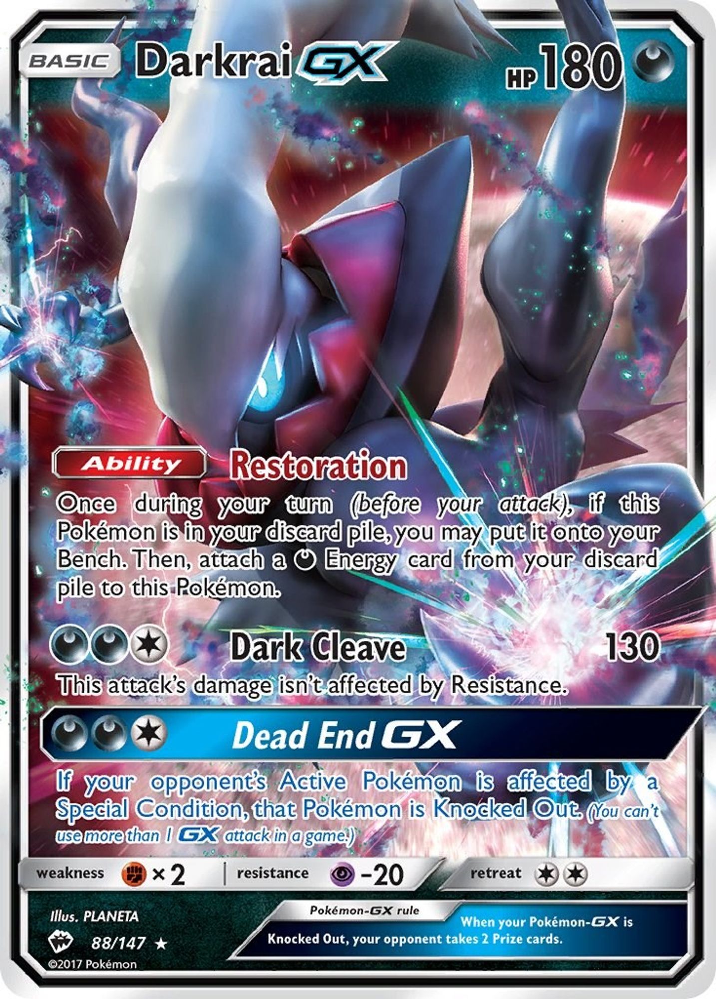 Darkrai GX #88