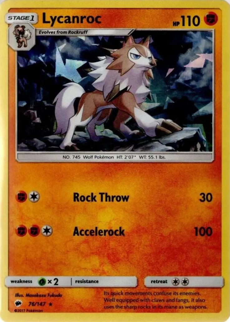 Lycanroc [Cracked Ice] #76