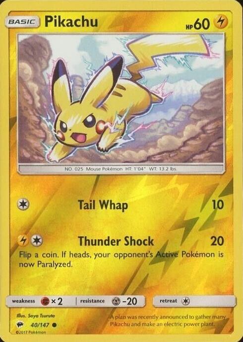 Pikachu [Reverse Holo] #40