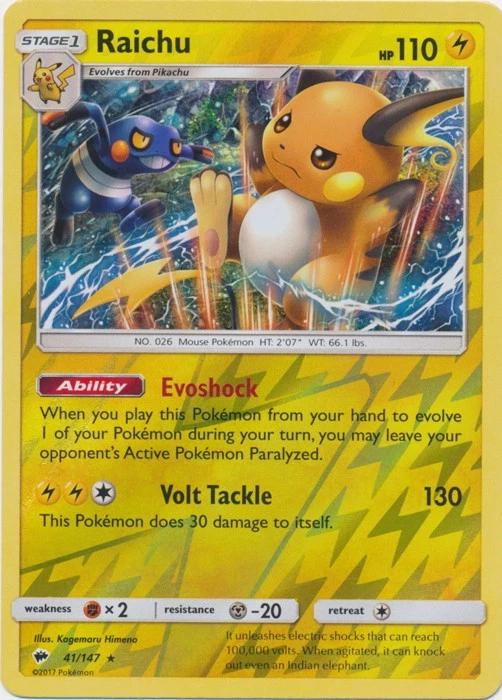 Raichu [Reverse Holo] #41
