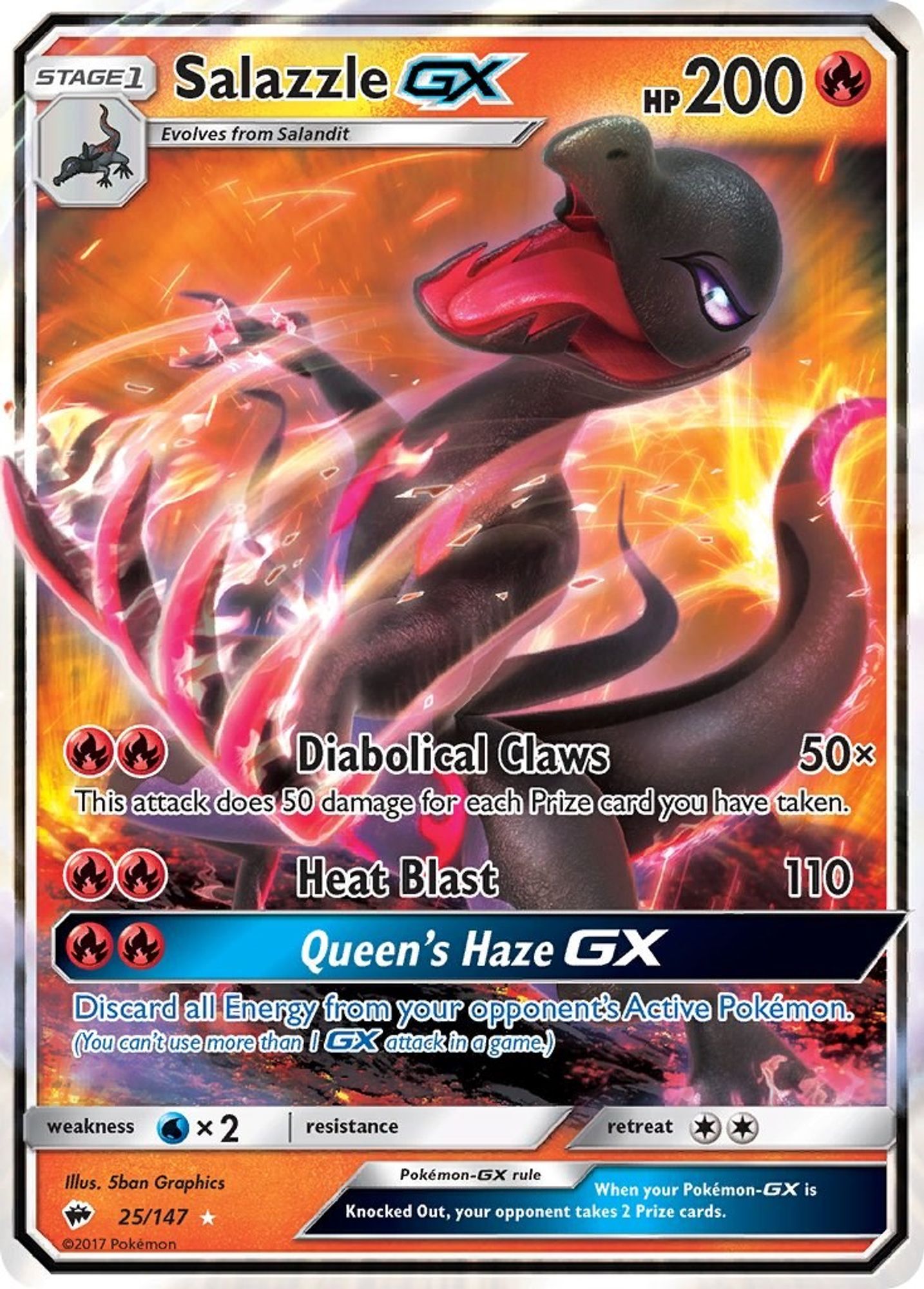 Salazzle GX #25