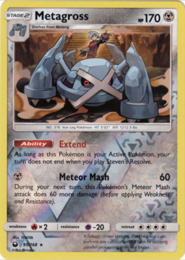 Metagross [Reverse Holo] #95