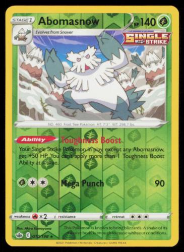 Abomasnow [Reverse Holo] #10
