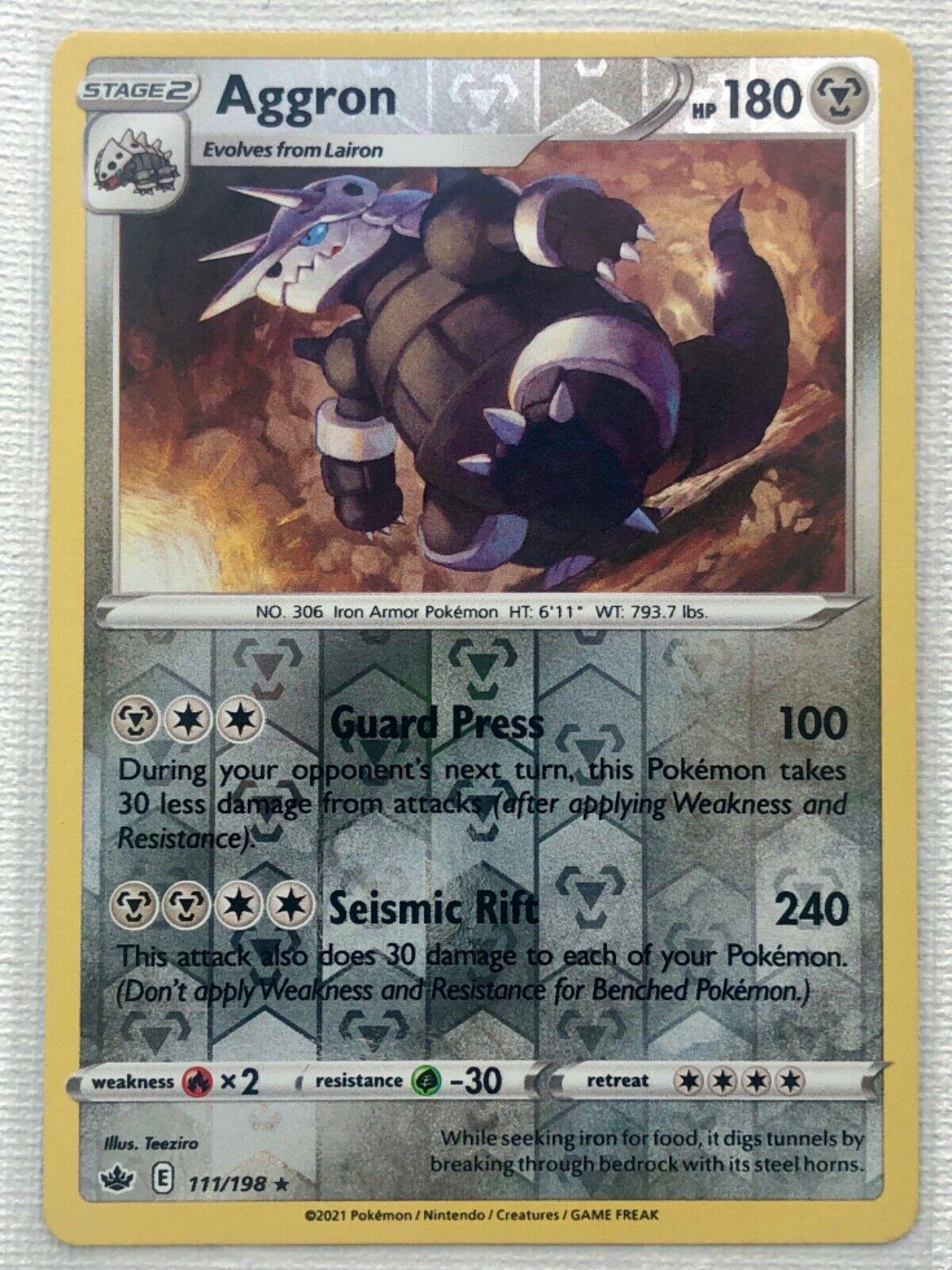 Aggron [Reverse Holo] #111