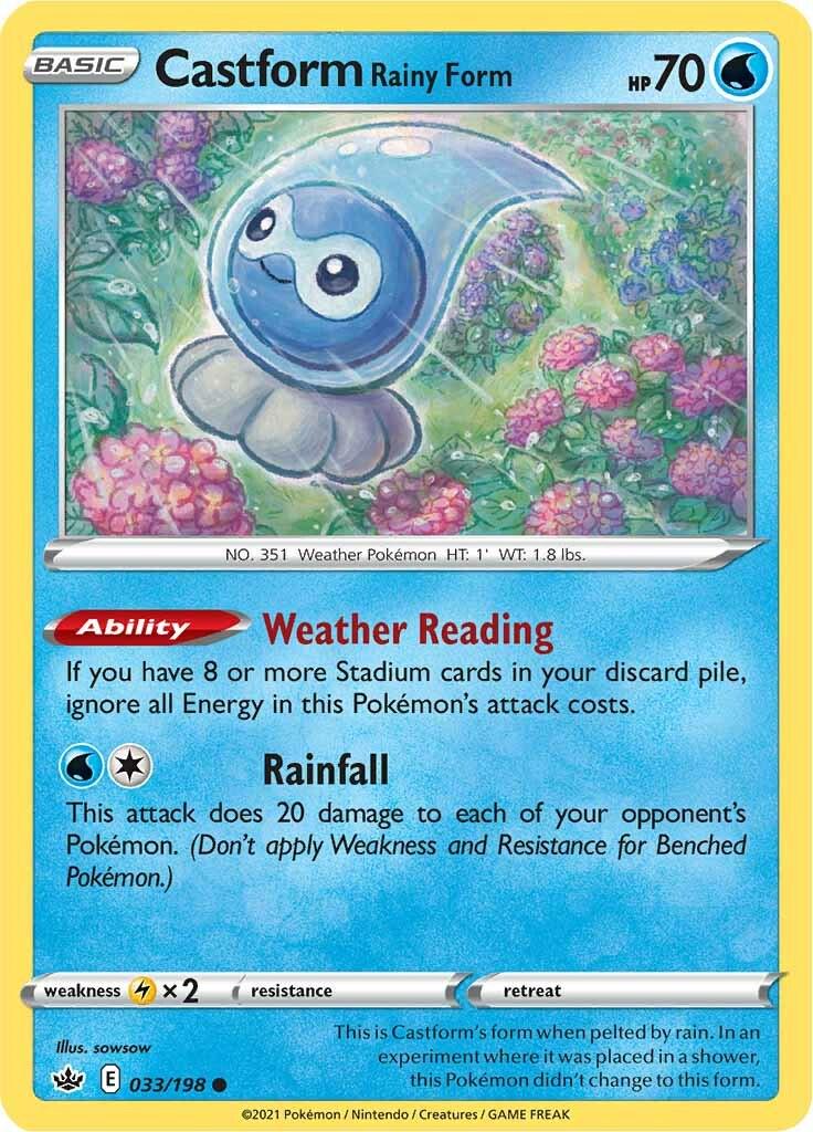 Castform Rainy Form #33