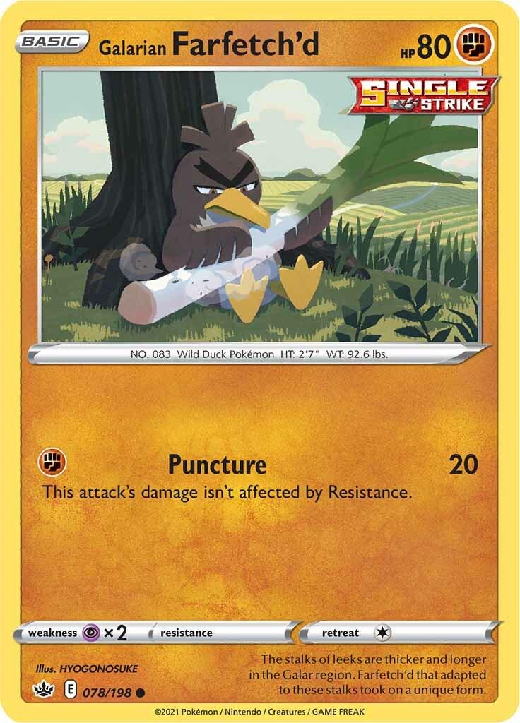 Galarian Farfetch'd #78
