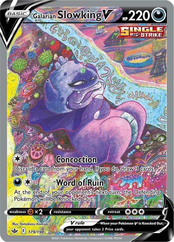 Galarian Slowking V #179