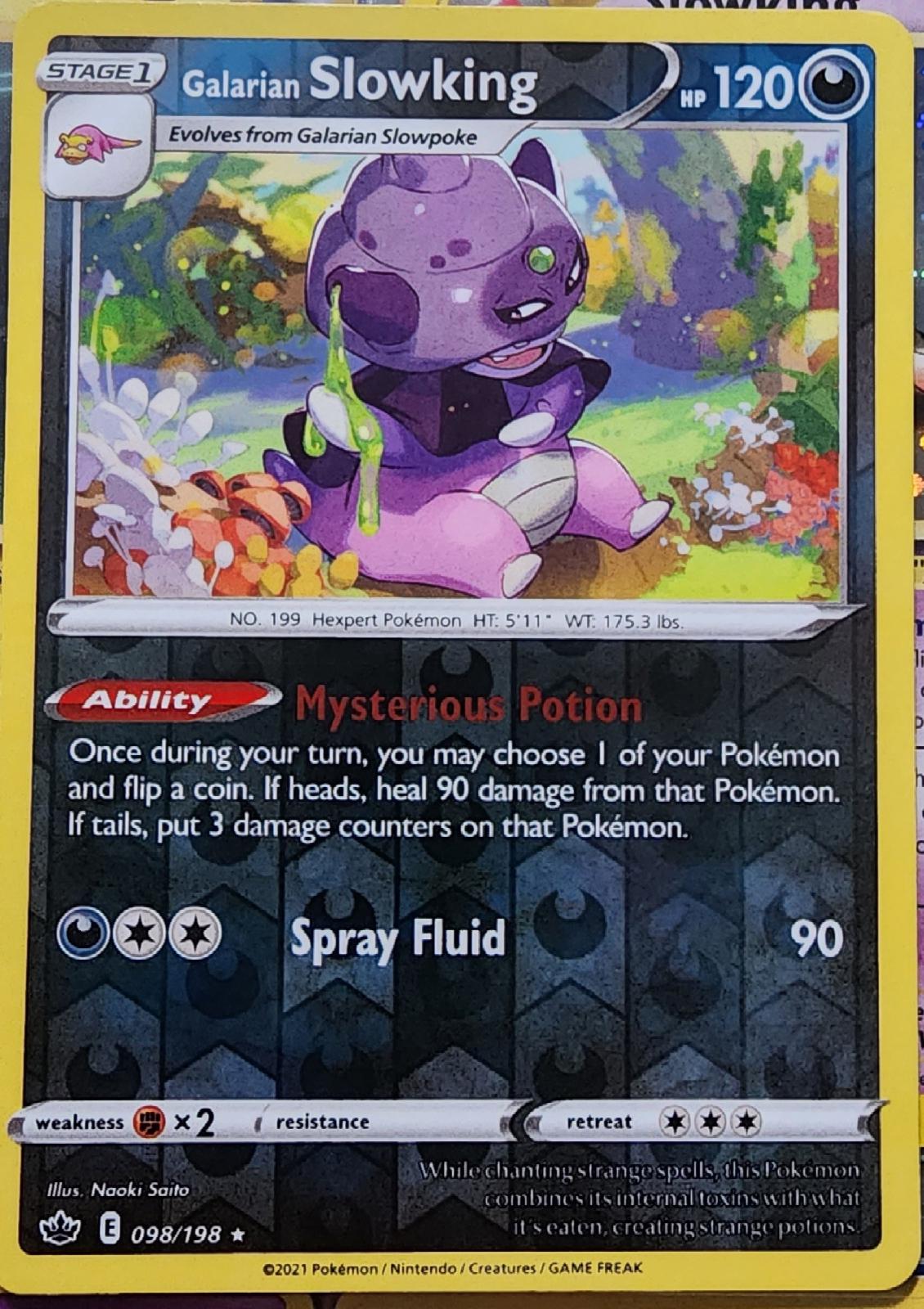 Galarian Slowking [Reverse Holo] #98