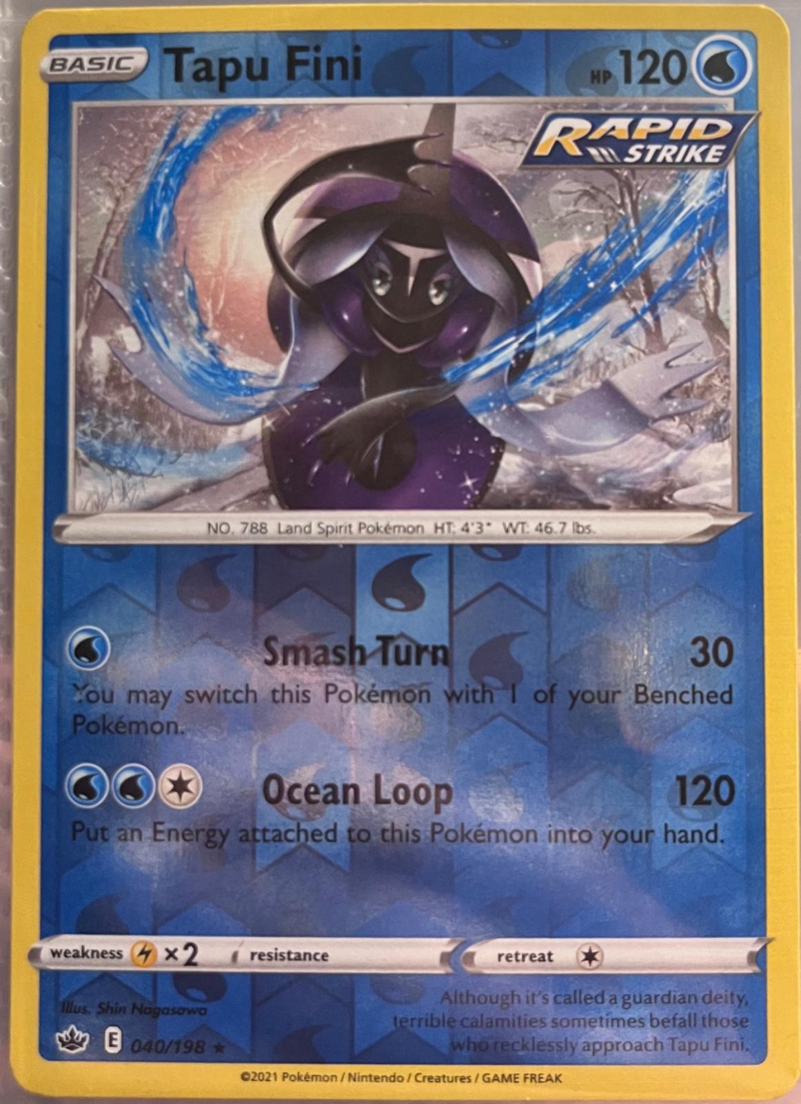 Tapu Fini [Reverse Holo] #40