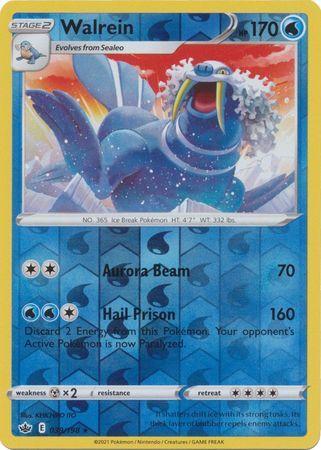 Walrein [Reverse Holo] #39