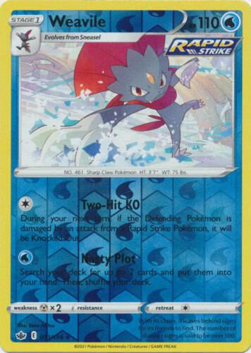 Weavile [Reverse Holo] #31