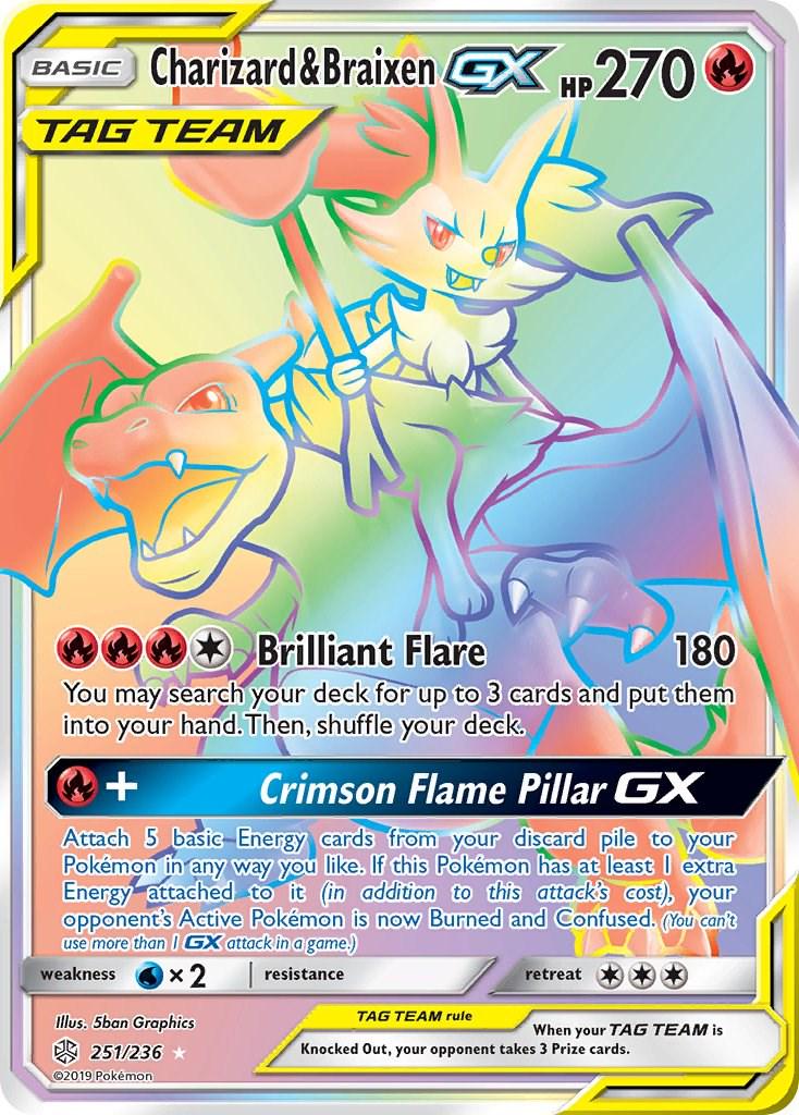 Charizard & Braixen GX #251
