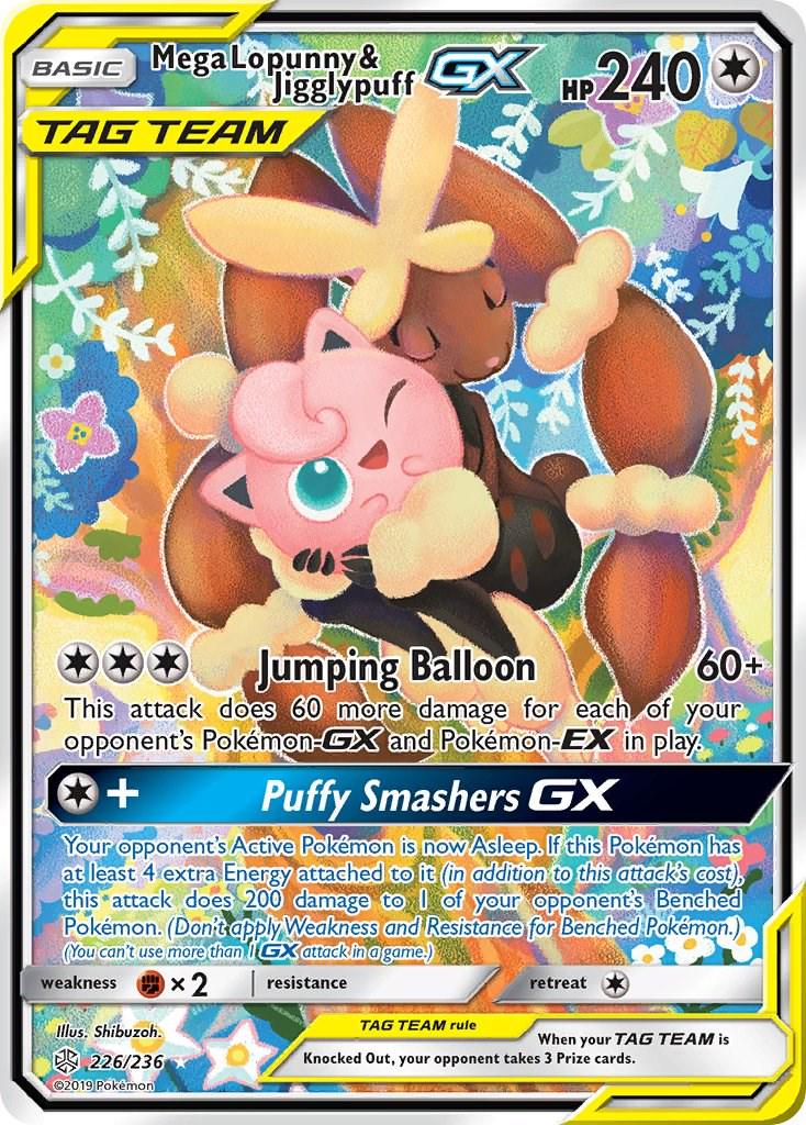 Mega Lopunny & Jigglypuff GX #226