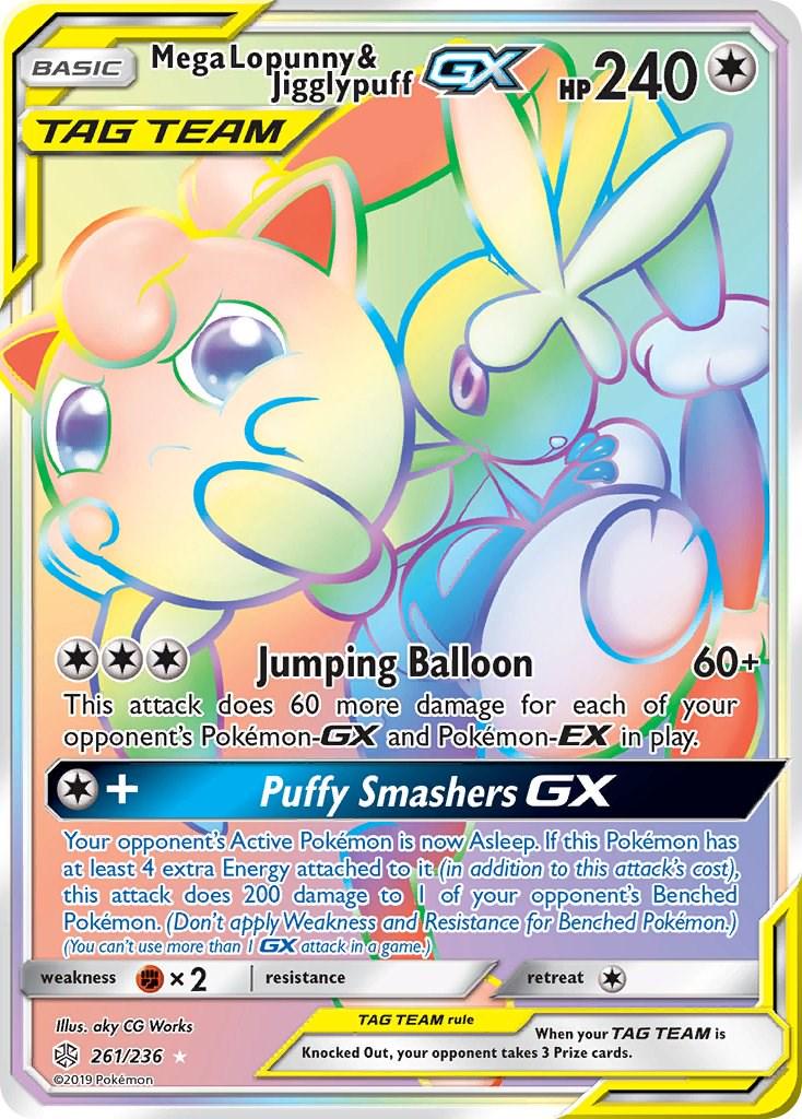 Mega Lopunny & Jigglypuff GX #261