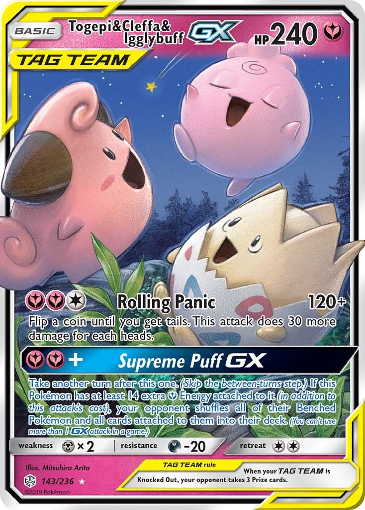 Togepi & Cleffa & Igglybuff GX #143