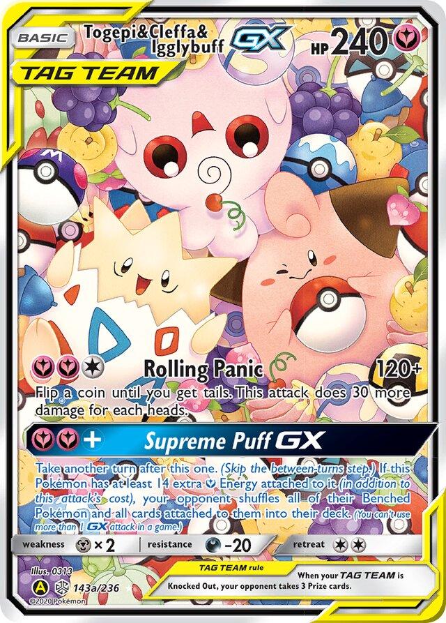 Togepi & Cleffa & Igglybuff GX #143a