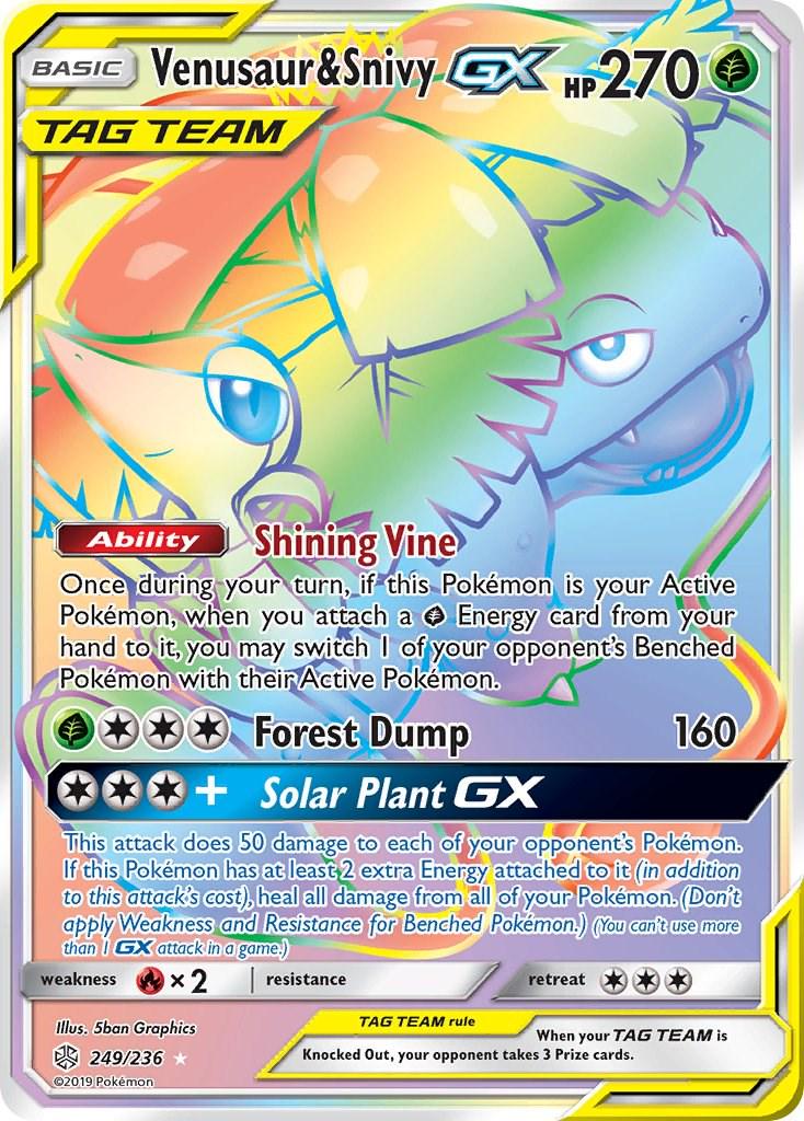 Venusaur & Snivy GX #249