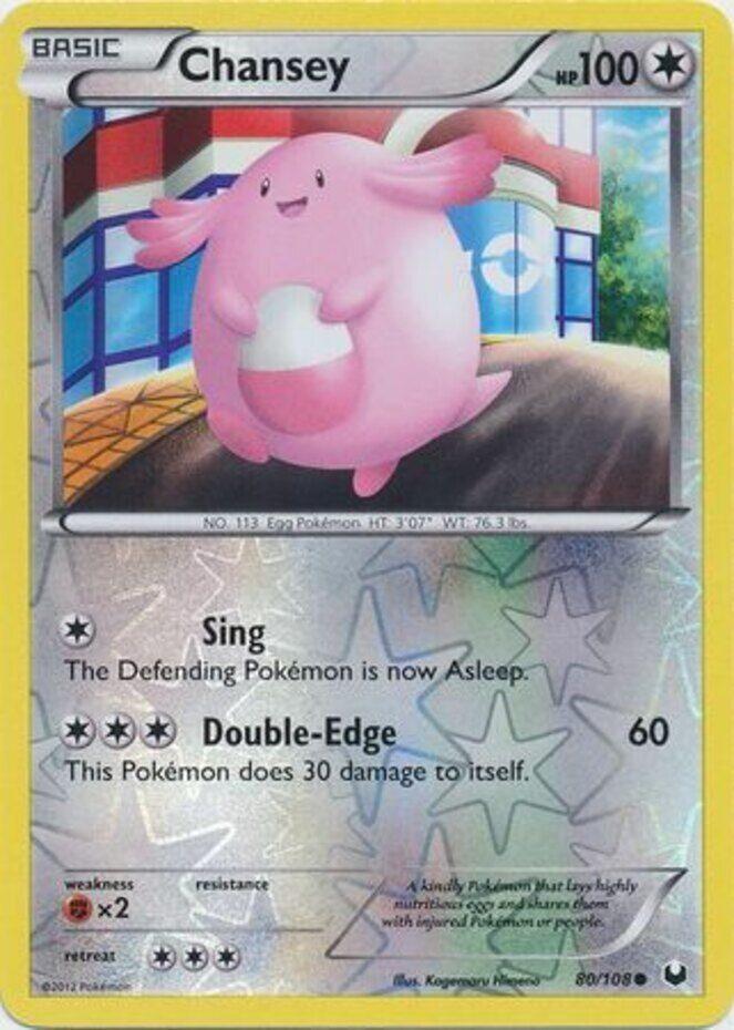 Chansey [Reverse Holo] #80