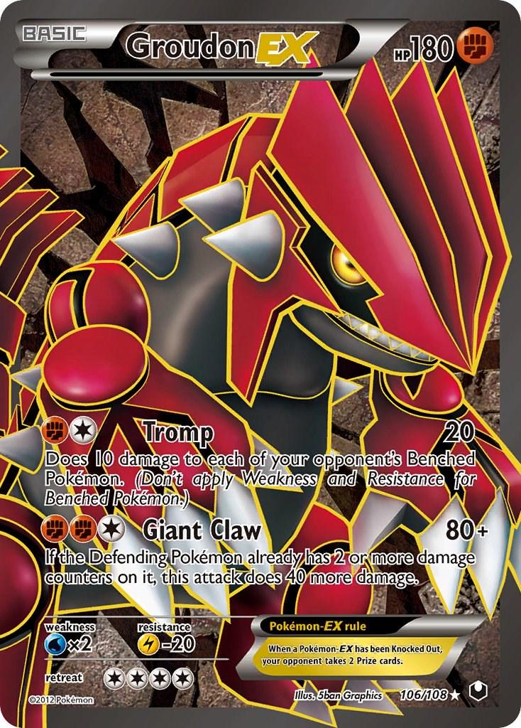 Groudon EX #106