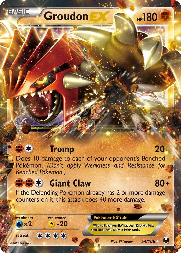 Groudon EX #54