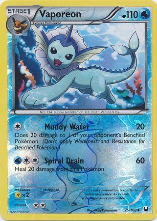 Vaporeon [Reverse Holo] #25