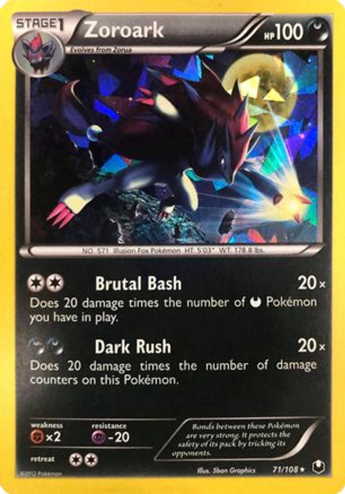 Zoroark [Cracked Ice] #71