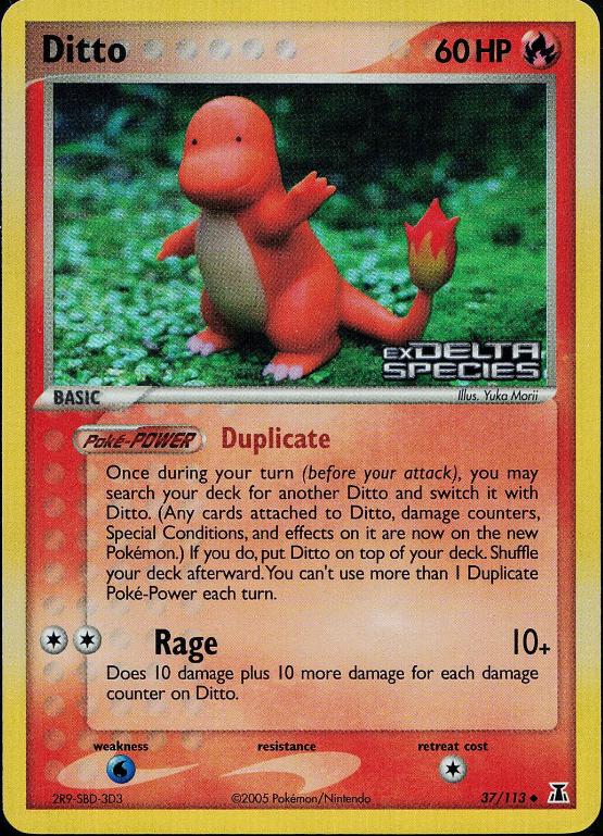Ditto (Charmander) [Reverse Holo] #37