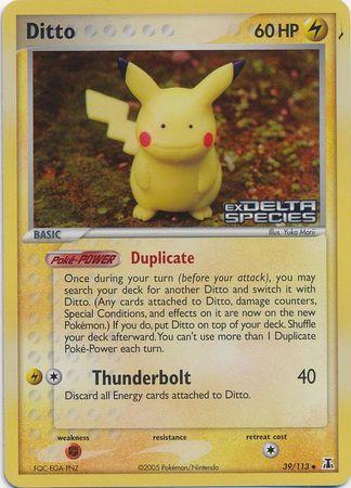 Ditto (Pikachu) [Reverse Holo] #39