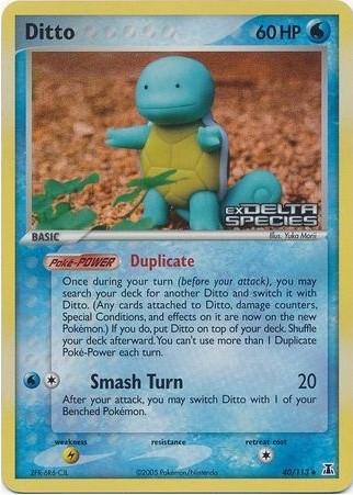 Ditto (Squirtle) [Reverse Holo] #40