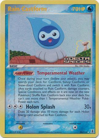 Rain Castform [Reverse Holo] #26