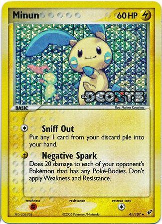 Minun [Reverse Holo] #41