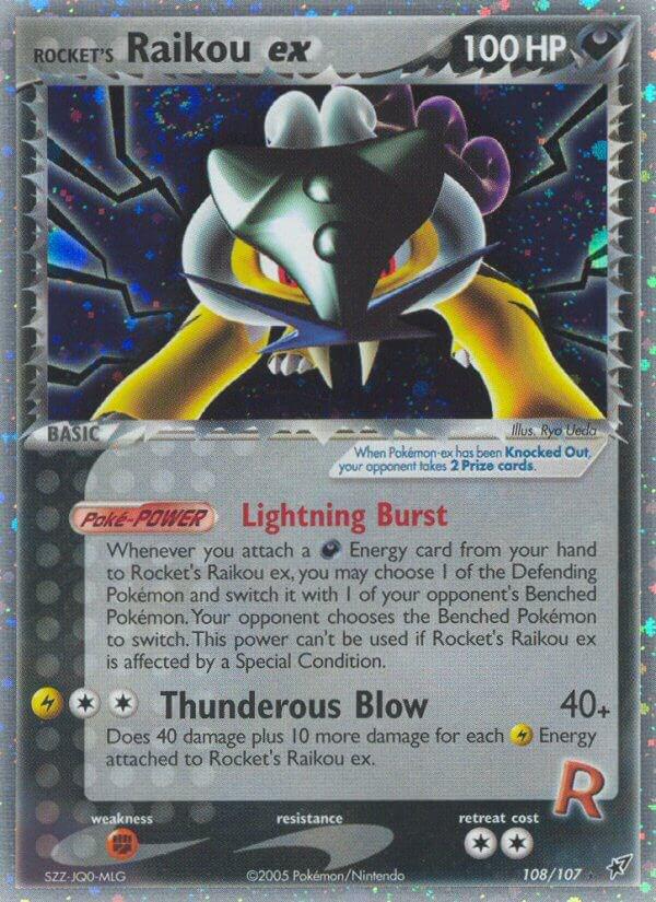 Rocket's Raikou EX #108