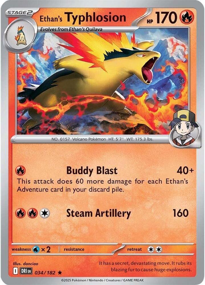 Ethan's Typhlosion [Holo] #34