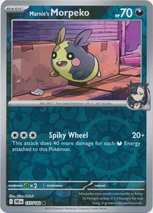 Marnie's Morpeko [Reverse Holo] #137