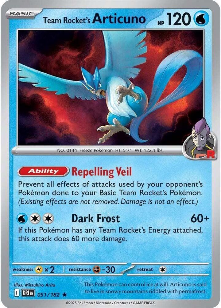 Team Rocket's Articuno [Cosmos Holo] #51