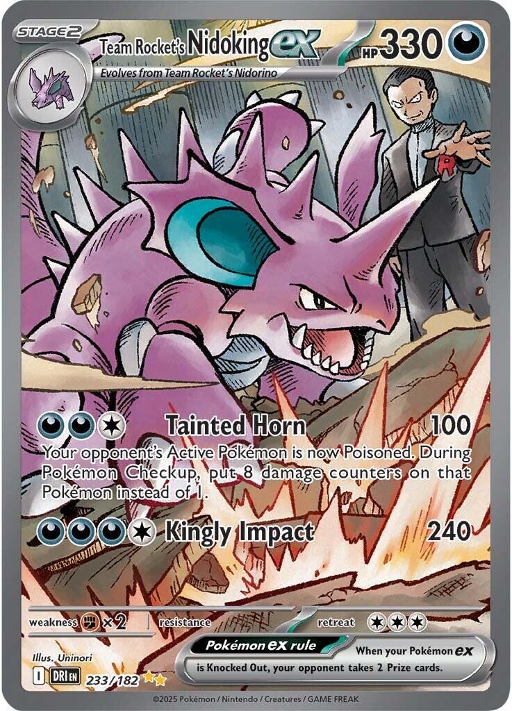 Team Rocket's Nidoking ex #233