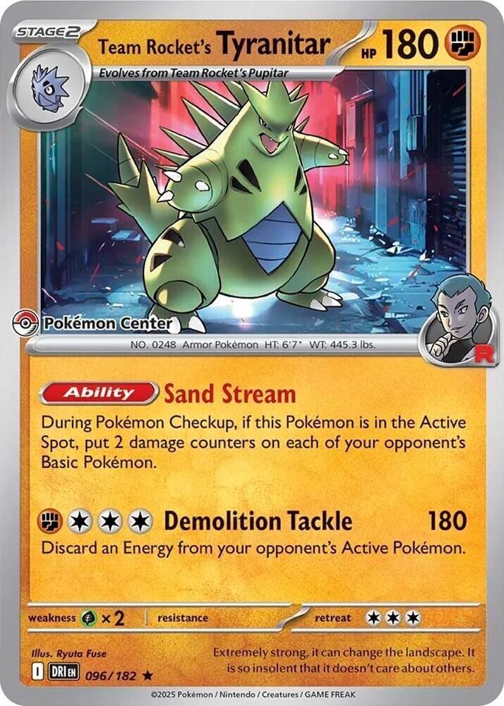 Team Rocket's Tyranitar [Pokemon Center] #96