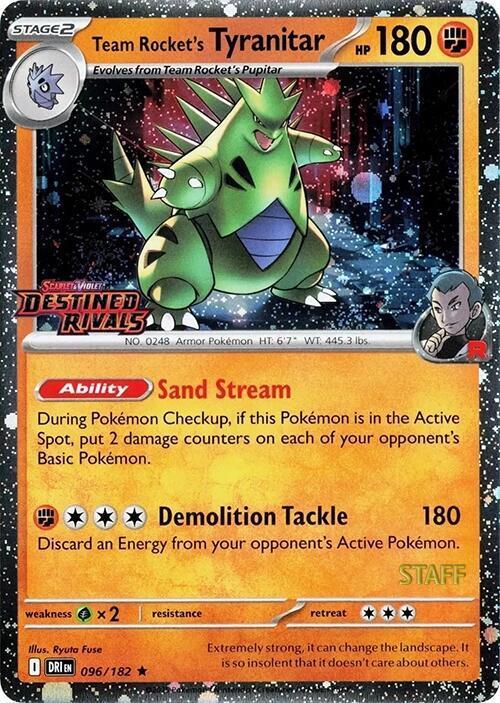 Team Rocket's Tyranitar [Staff] #96