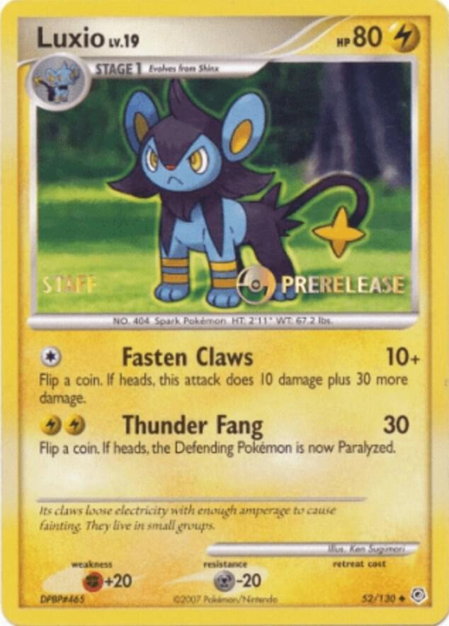 Luxio [Pre-Release Staff] #52