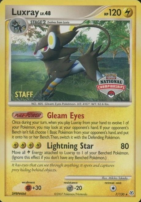 Luxray [National Championships Staff] #7