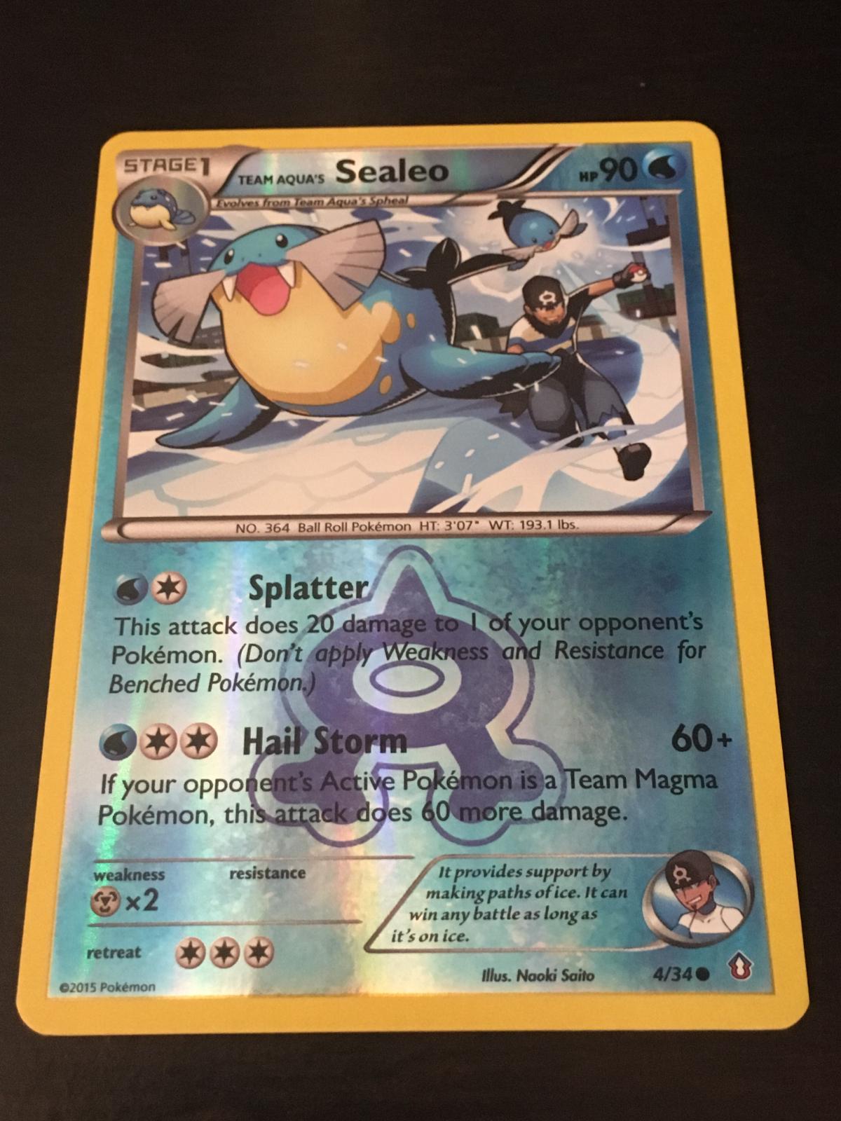 Team Aqua's Sealeo [Reverse Holo] #4