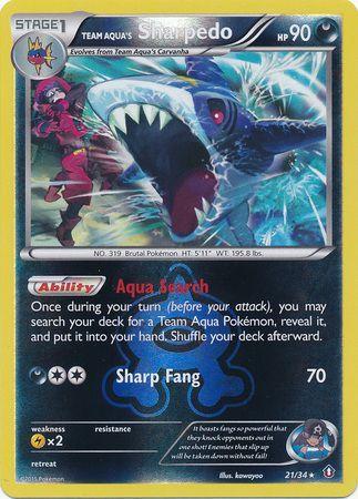 Team Aqua's Sharpedo [Reverse Holo] #21