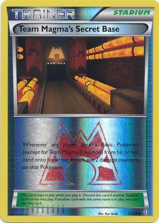 Team Magma's Secret Base [Reverse Holo] #32