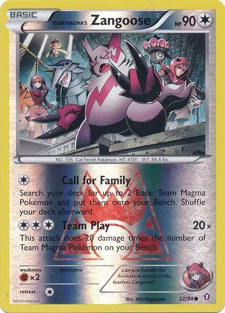 Team Magma's Zangoose [Reverse Holo] #22