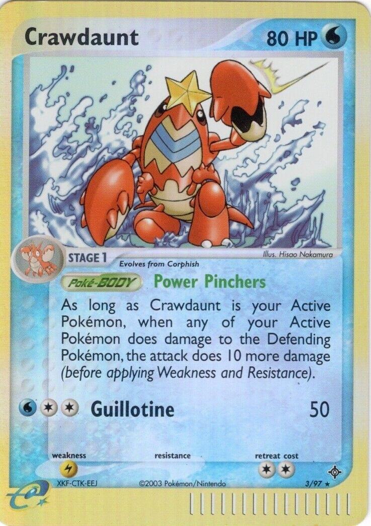 Crawdaunt [Reverse Holo] #3