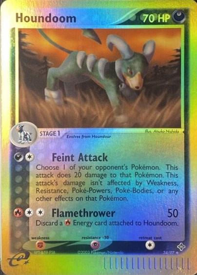 Houndoom [Reverse Holo] #34