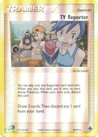 TV Reporter [Reverse Holo] #88