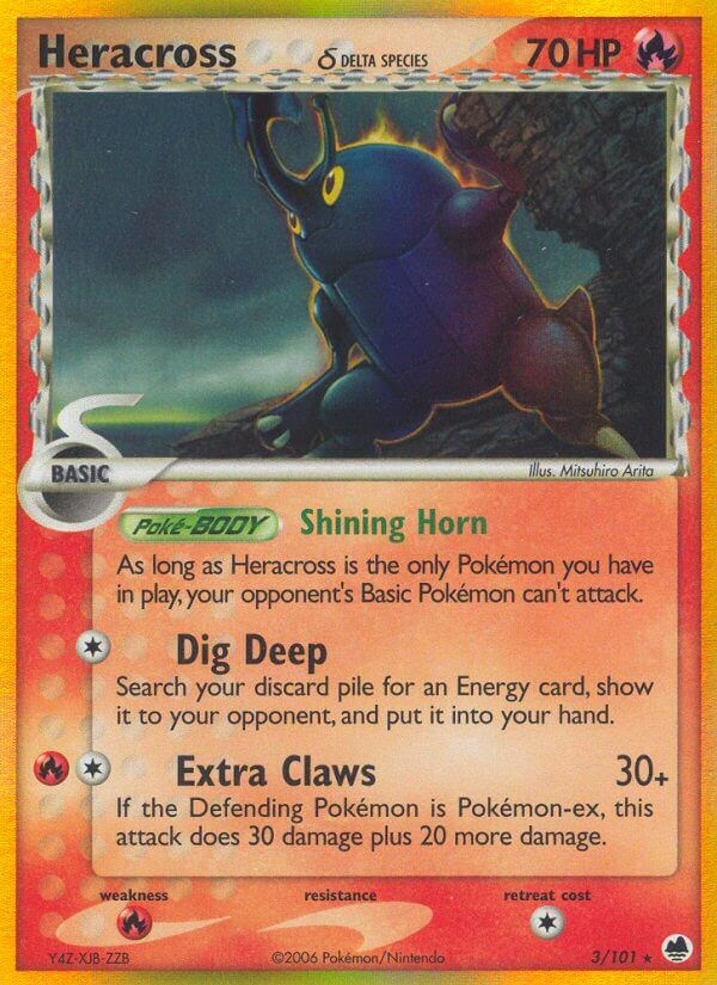 Heracross [Reverse Holo] #3