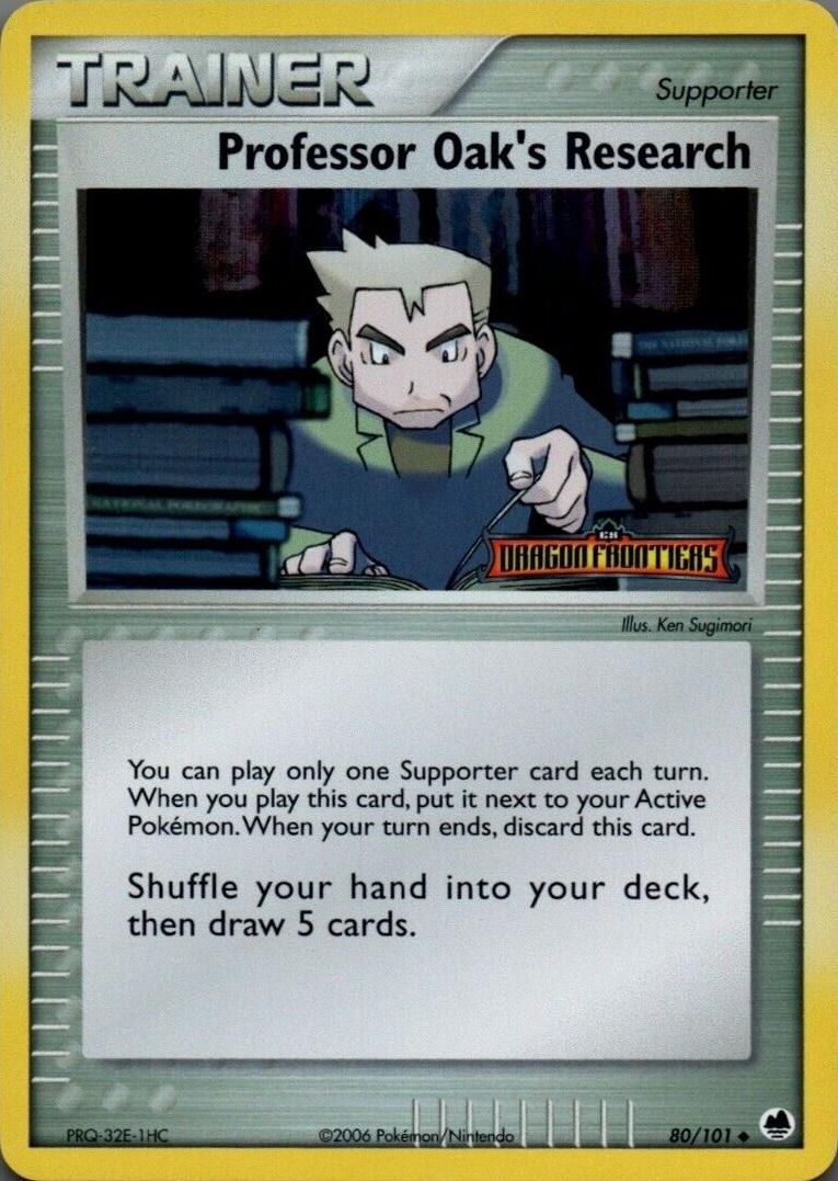 Professor Oak's Research [Reverse Holo] #80