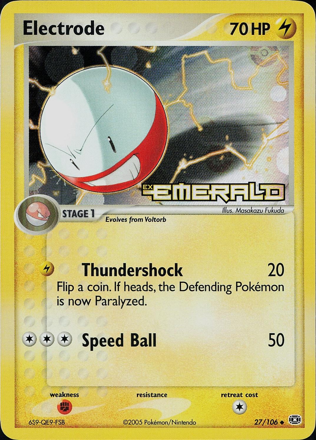 Electrode [Reverse Holo] #27